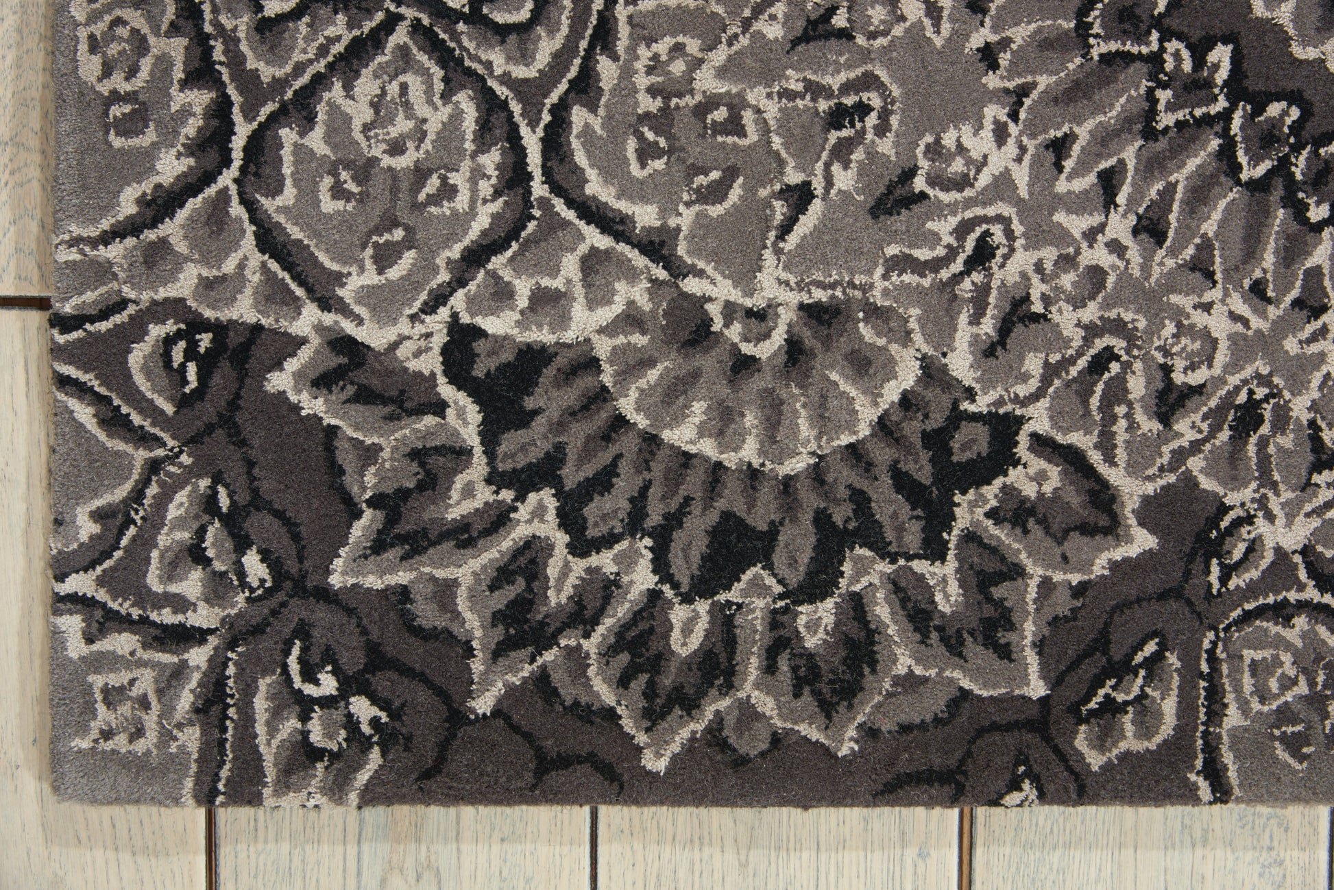 Nourison Home Nourison 2000  Black Grey  Traditional