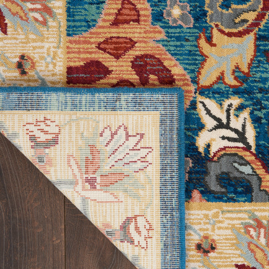 Nourison Home Parisa  Denim Multicolor  Transitional
