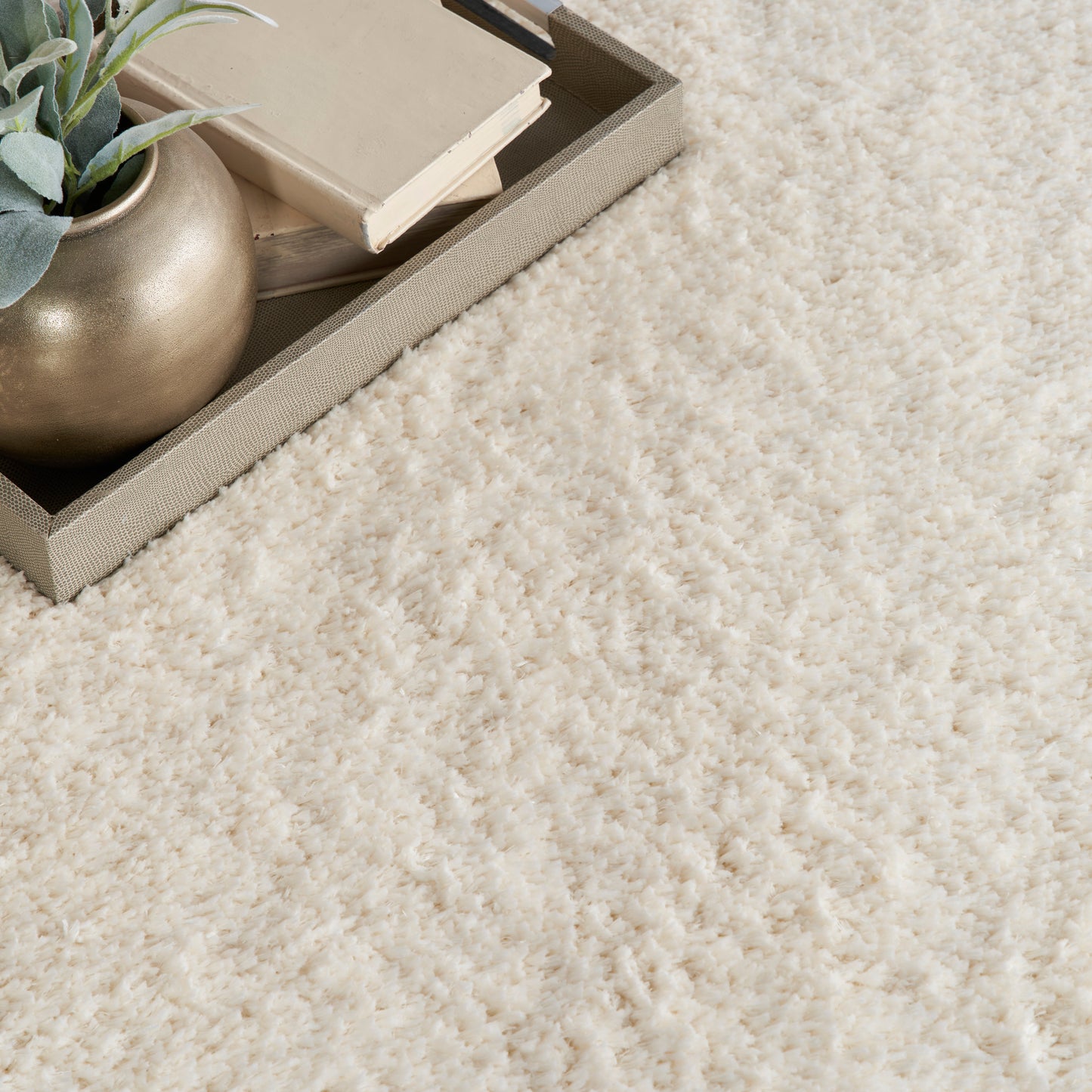 Nourison Home Dreamy Shag  Ivory  Contemporary