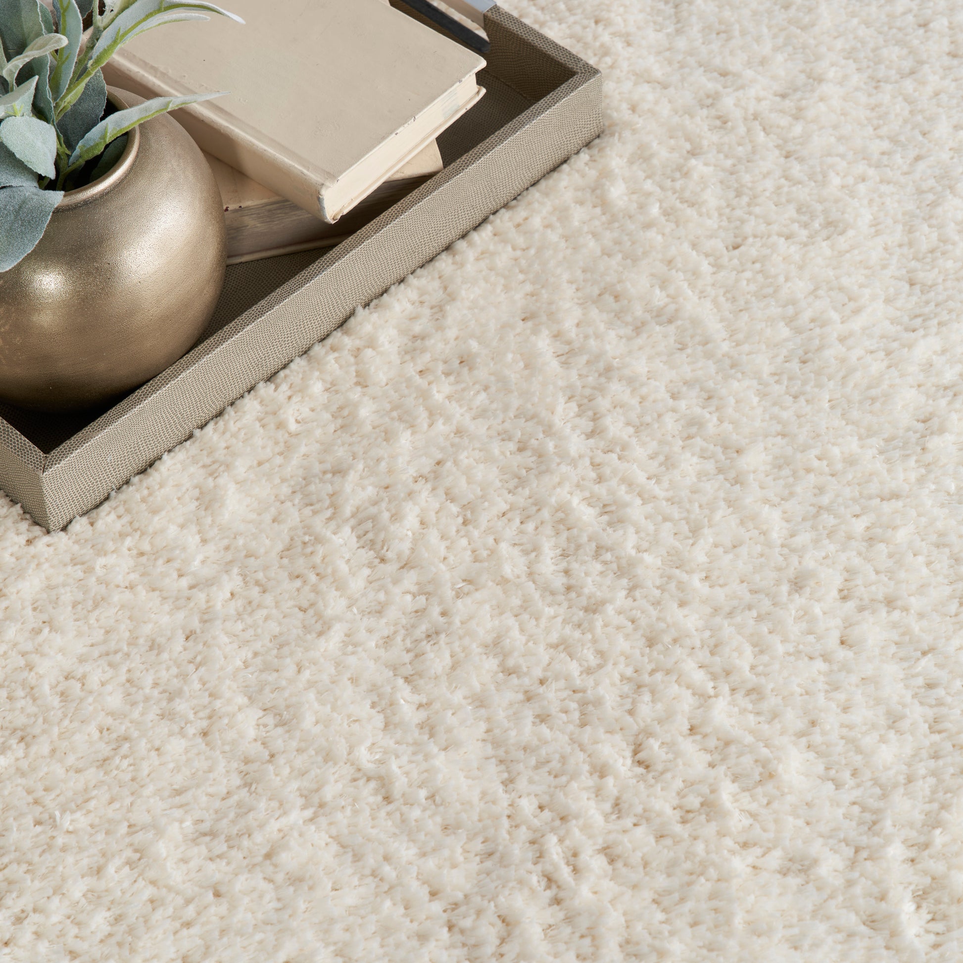 Nourison Home Dreamy Shag  Ivory  Contemporary
