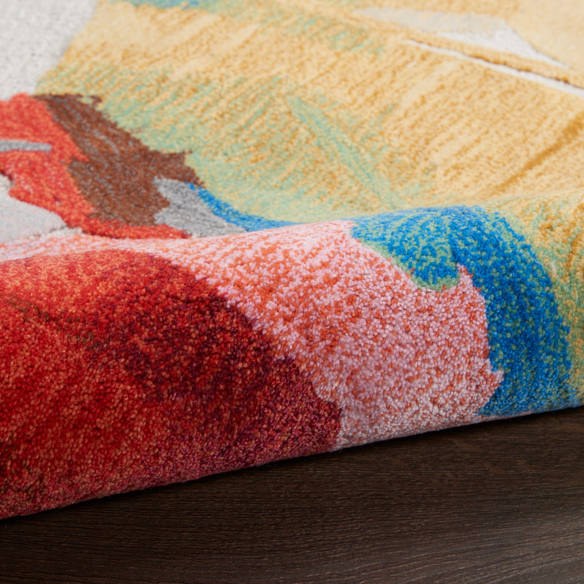 Nourison Home Symmetry  Multicolor  Contemporary