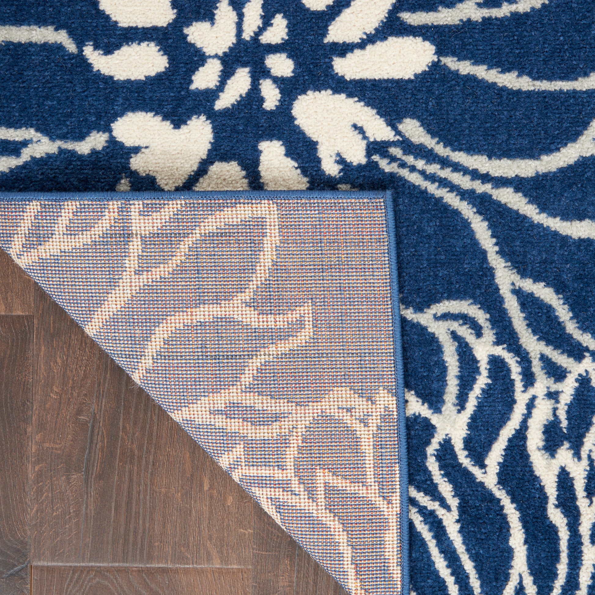 Nourison Home Passion  Navy Ivory  Contemporary