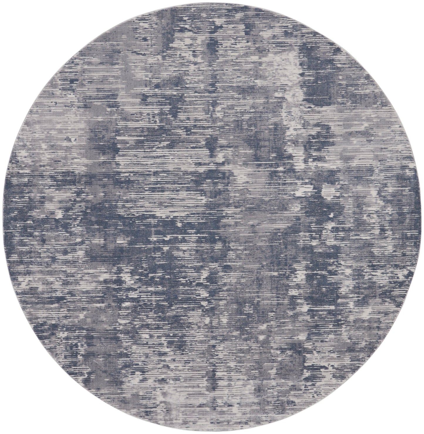 Nourison Home Rustic Textures RUS05 Grey Contemporary Power-loomed Rugs