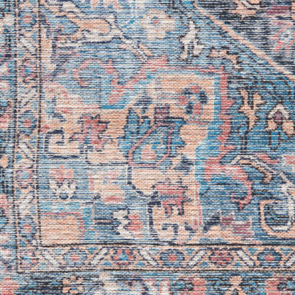 Nourison Home New Concept Washables  Light Blue Multicolor  Traditional