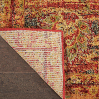 Nourison Home Jewel  Red  Traditional