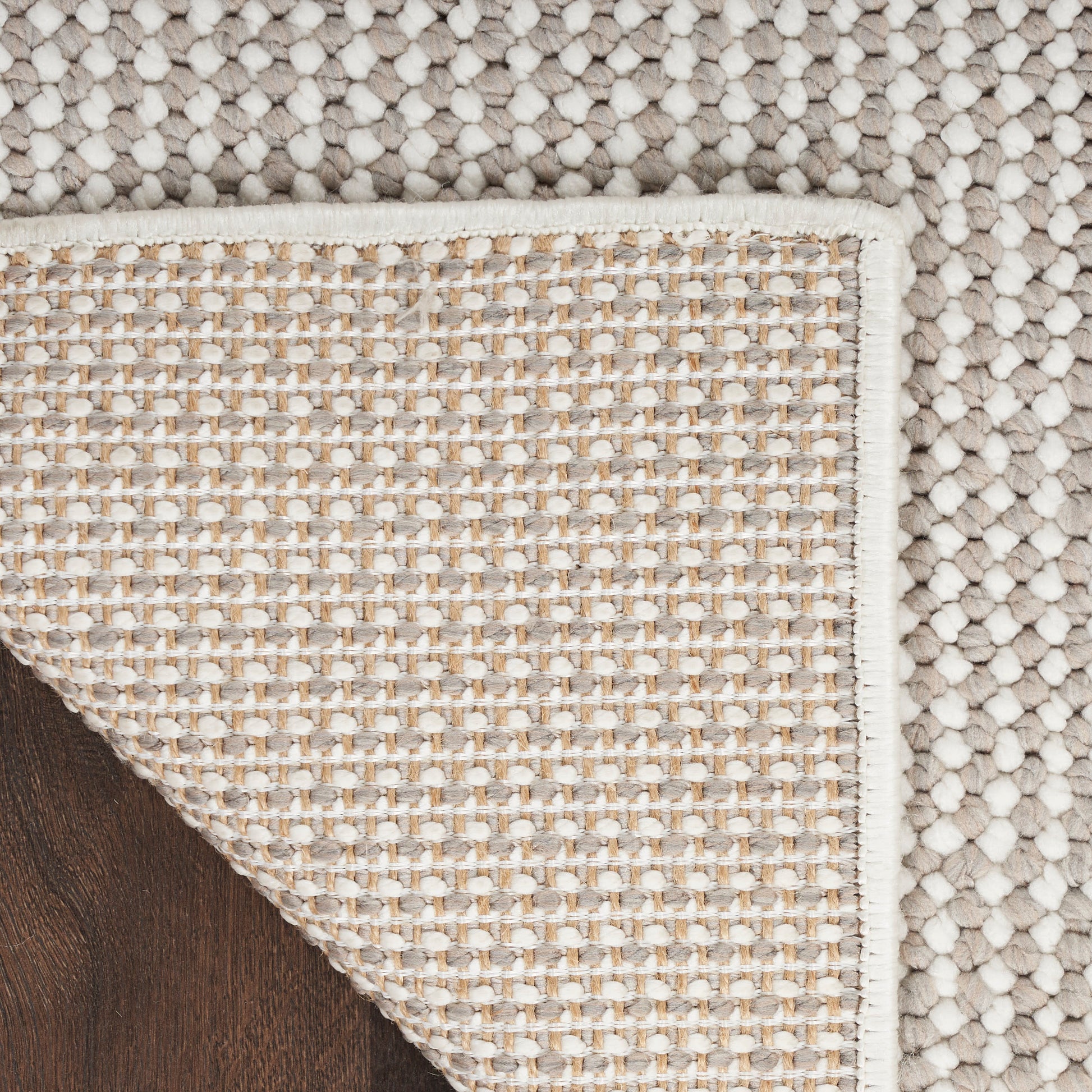 Nourison Home Natural Texture  Ivory Mocha  Contemporary