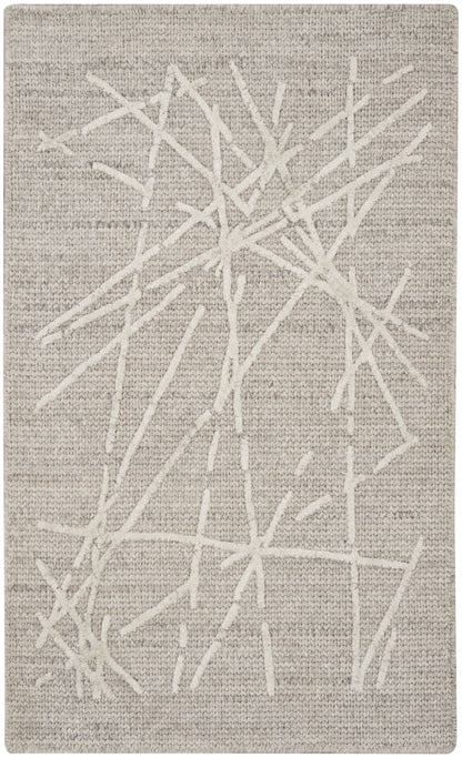 Calvin Klein CK044 Wander WND01 Grey Contemporary Hand Woven Rug
