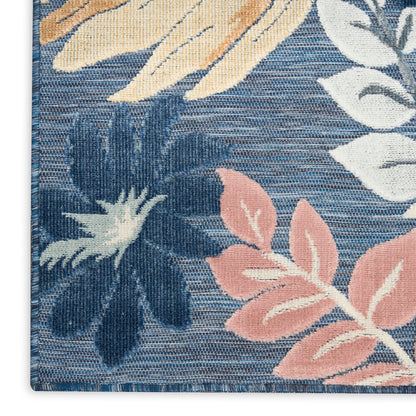 Nourison Home Suncoast  Denim Multicolor  Contemporary