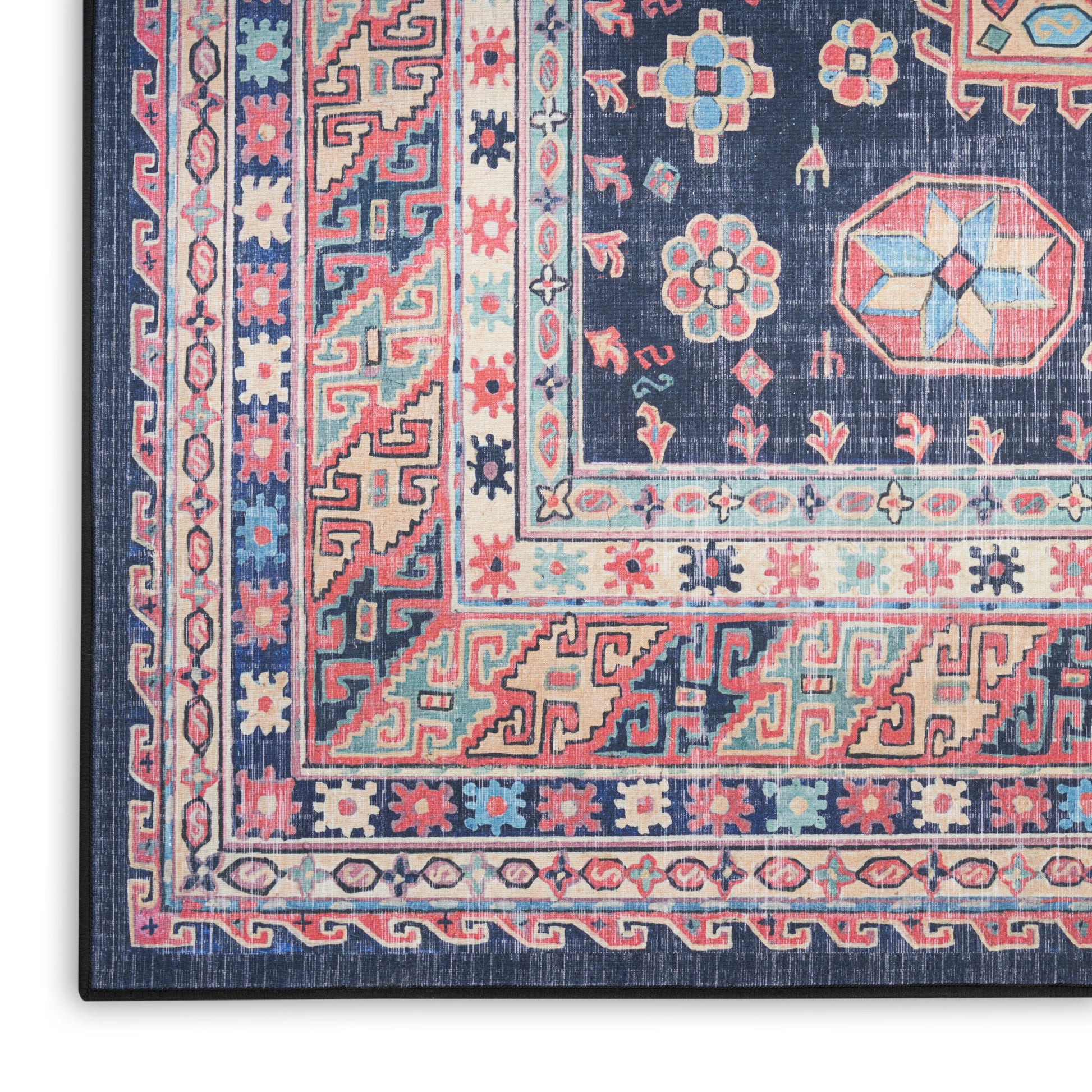 Nourison Home Vintage Home  Navy  Traditional
