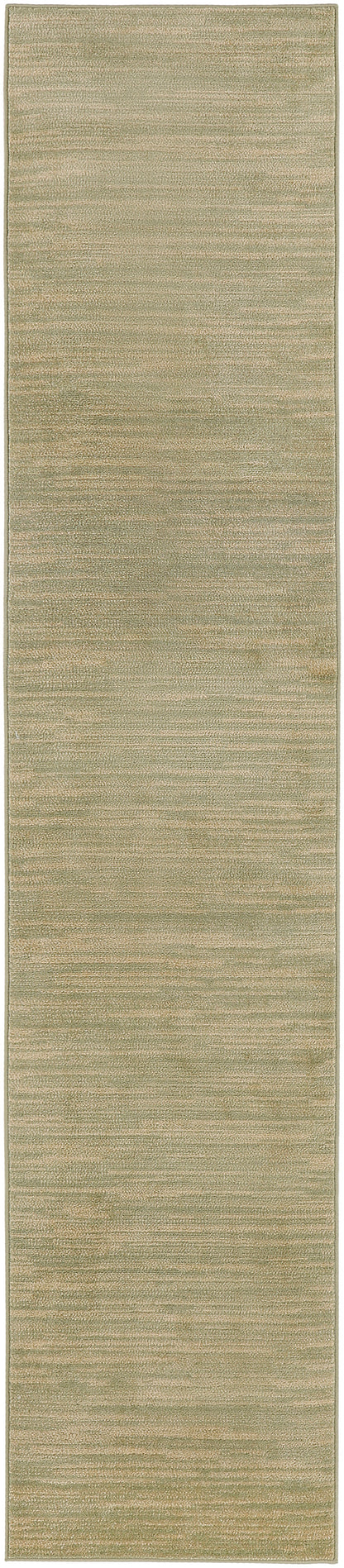 Nourison Home Nourison Essentials NRE01 Green Gold Contemporary Power-loomed Rug