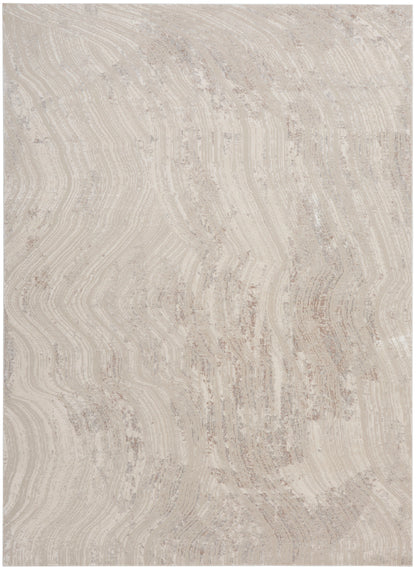 Calvin Klein CK024 Irradiant IRR04 Silver Grey Contemporary Power-loomed Rug