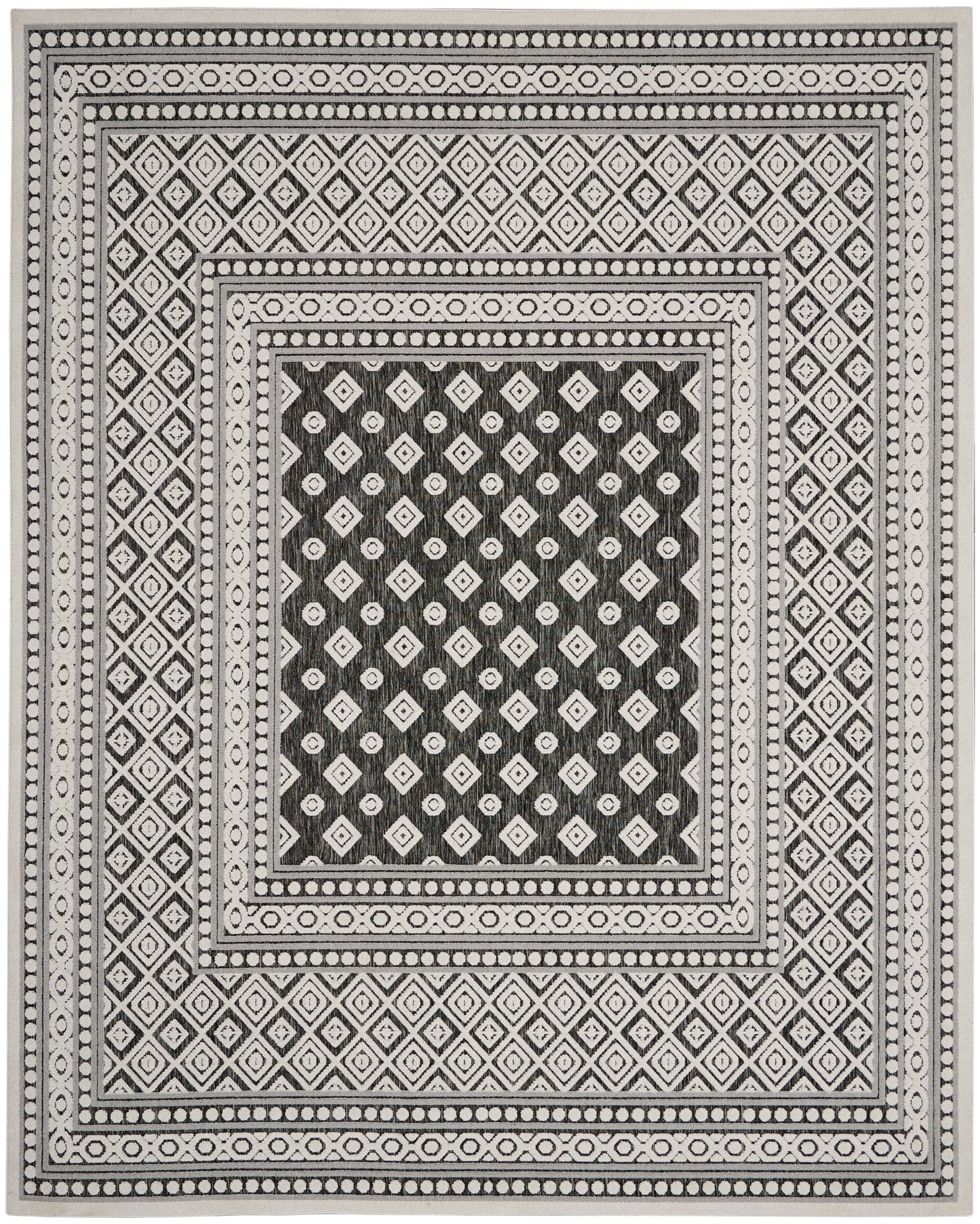 Nourison Home Key Largo  Dark Grey  Transitional