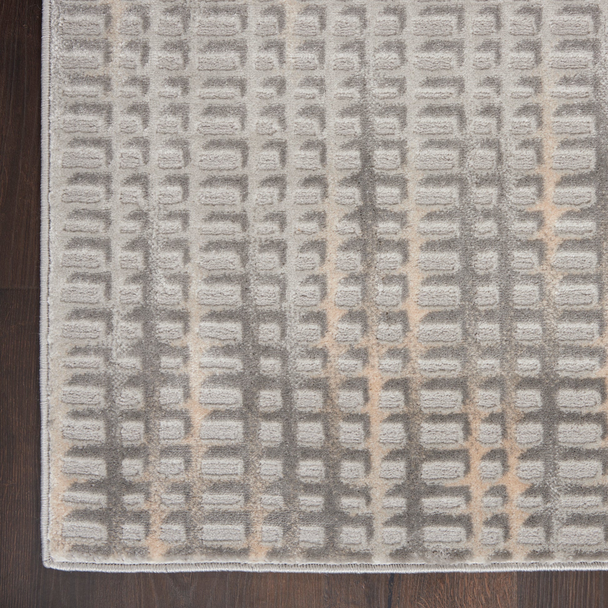 Nourison Home Solace  Grey Beige  Contemporary