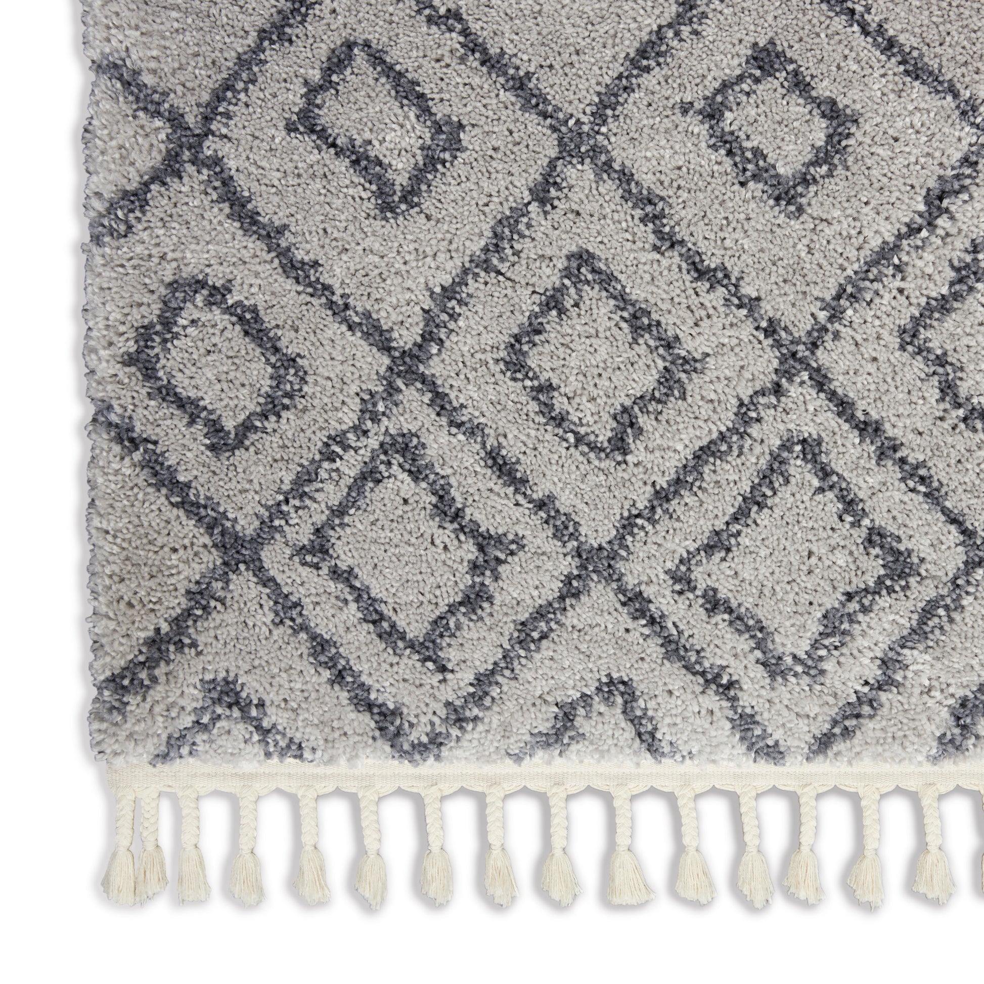 Nourison Home Serenity Shag  Grey Slate  