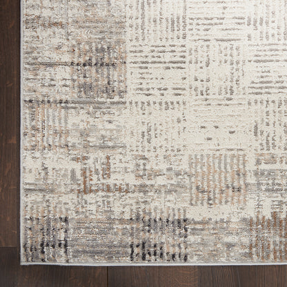 Nourison Home Elation  Ivory Grey  Contemporary