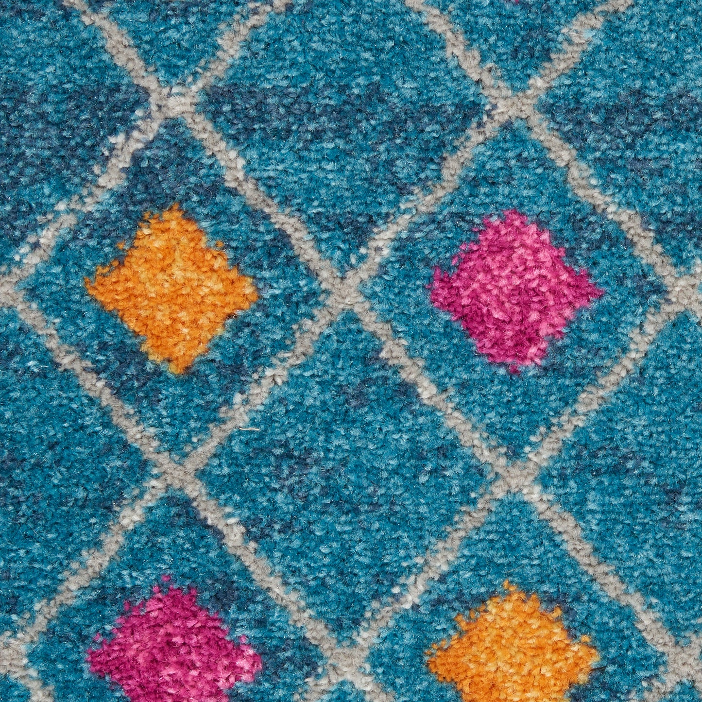 Nourison Home Passion  Blue Multicolor  Transitional