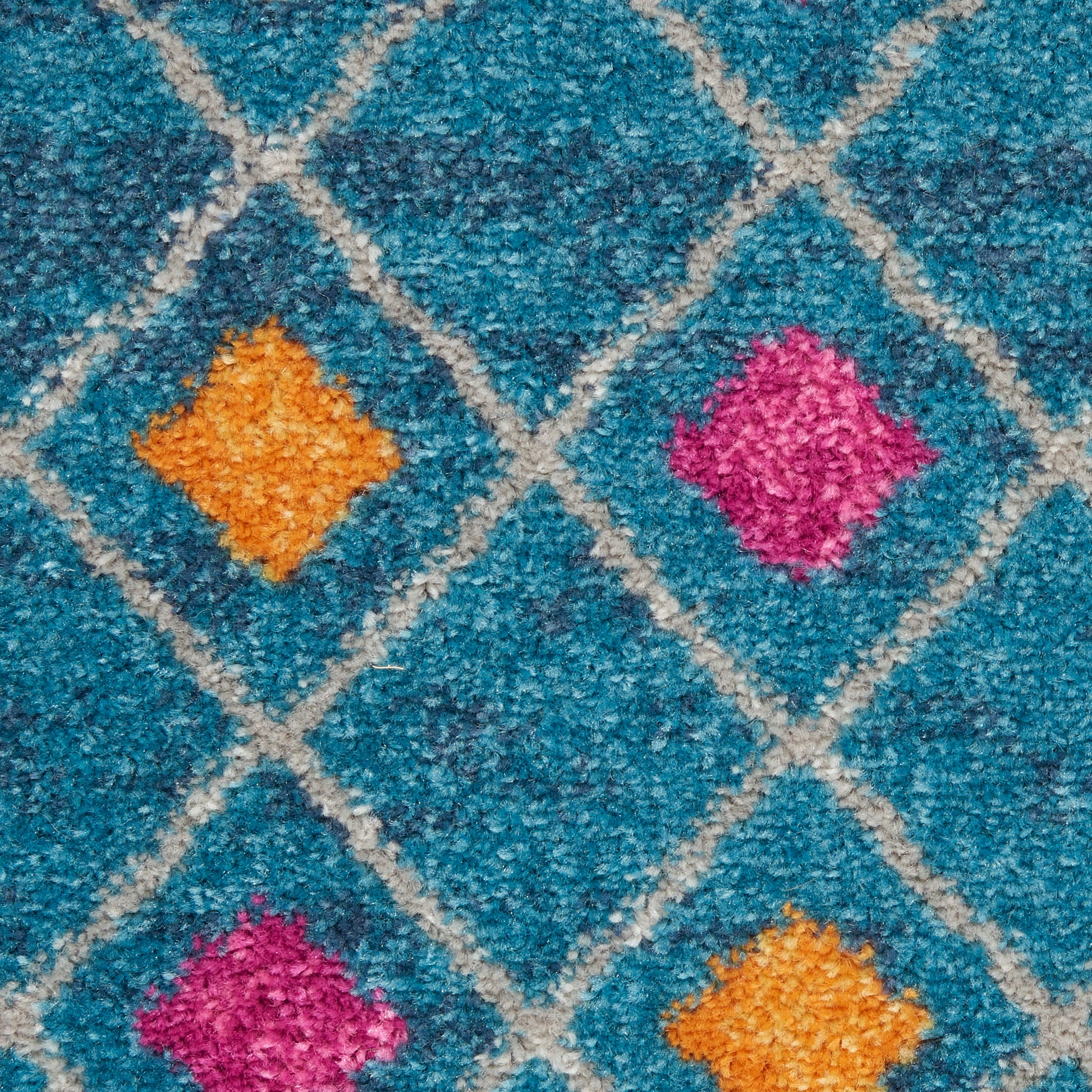 Nourison Home Passion  Blue Multicolor  Transitional