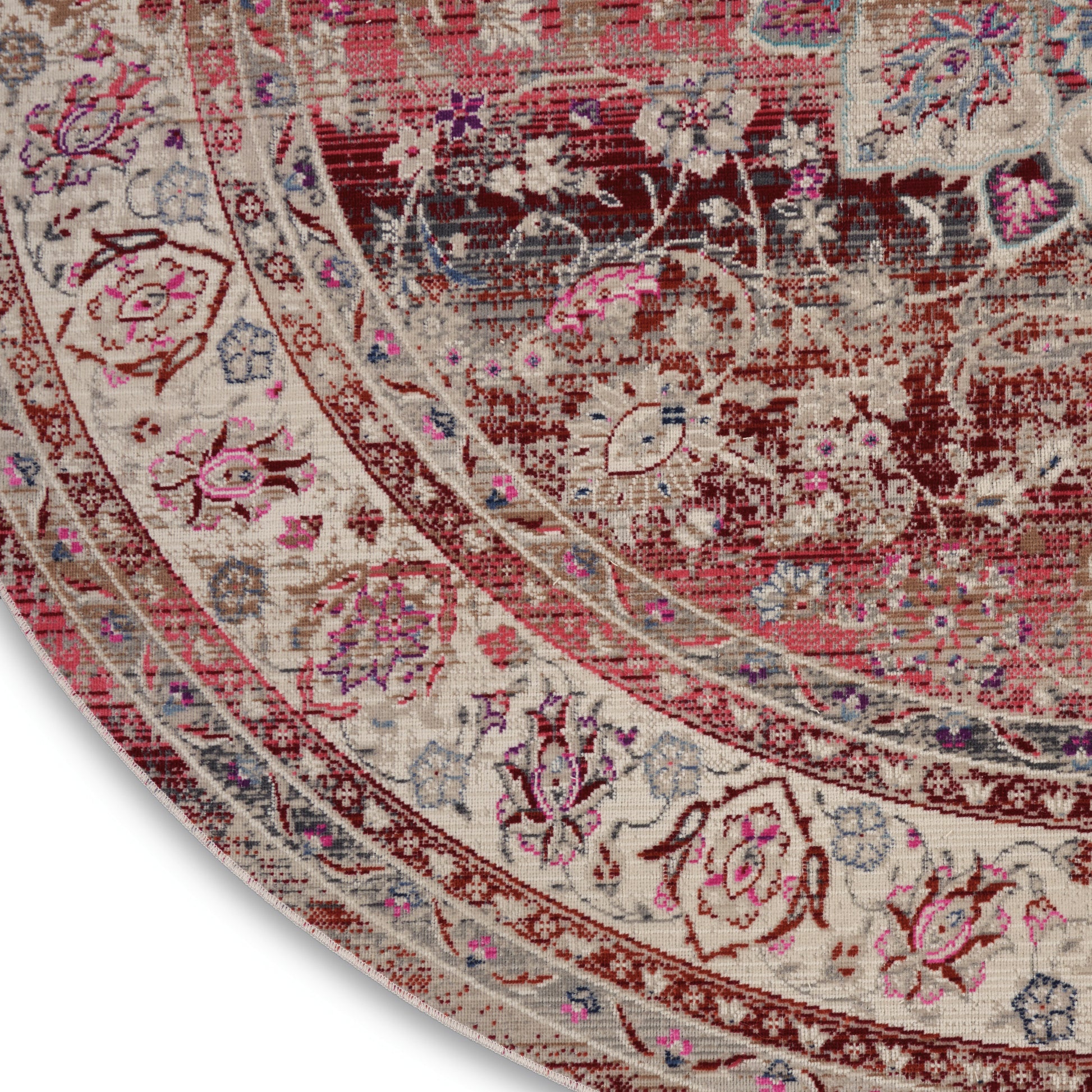 Nourison Home Vintage Kashan  Red  Traditional