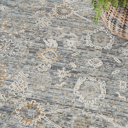 Nourison Home Lynx  Charcoal  Transitional