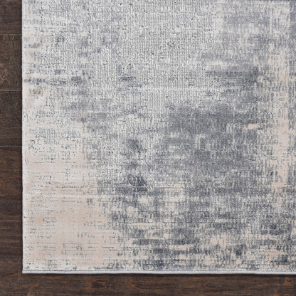 Nourison Home Rustic Textures  Blue Ivory  Contemporary