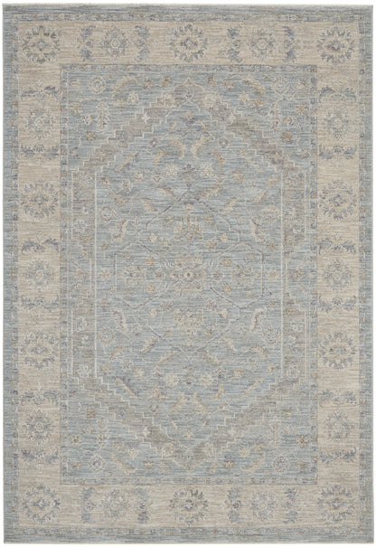 Nourison Home Infinite IFT02 Blue Traditional Power-loomed Rug