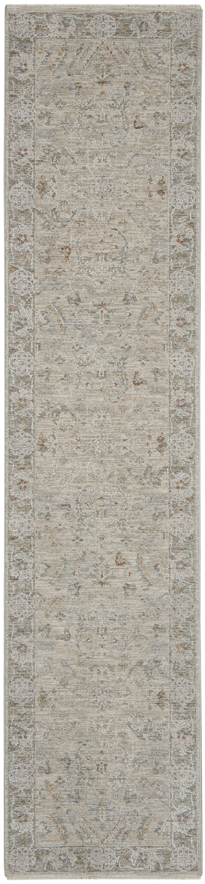 Nourison Home Infinite IFT01 Light Grey Traditional Power-loomed Rug