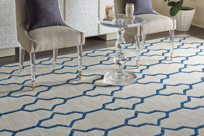 Barclay Butera Butera Collection  Ivory Navy  Transitional