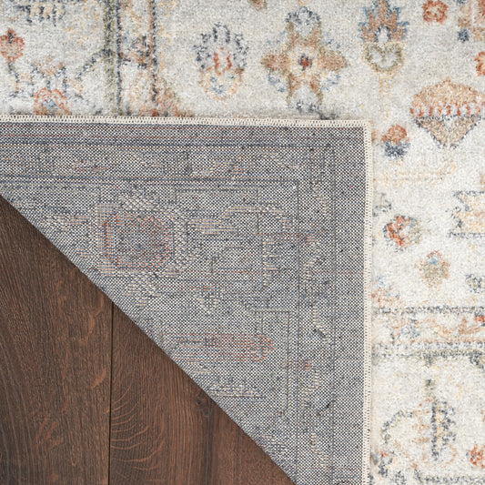 Nourison Home Astra Machine Washable  Grey Multicolor  Traditional