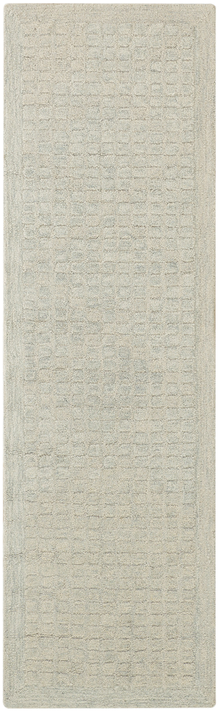 DKNY Pure Grids PGR01 Light Blue Contemporary Hand Tufted Rug