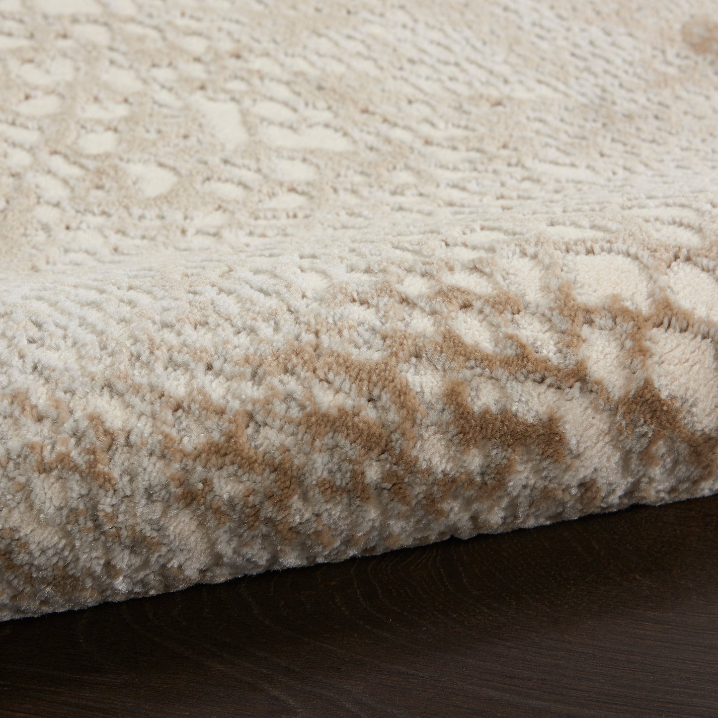 Nourison Home Solace  Ivory Beige  Contemporary