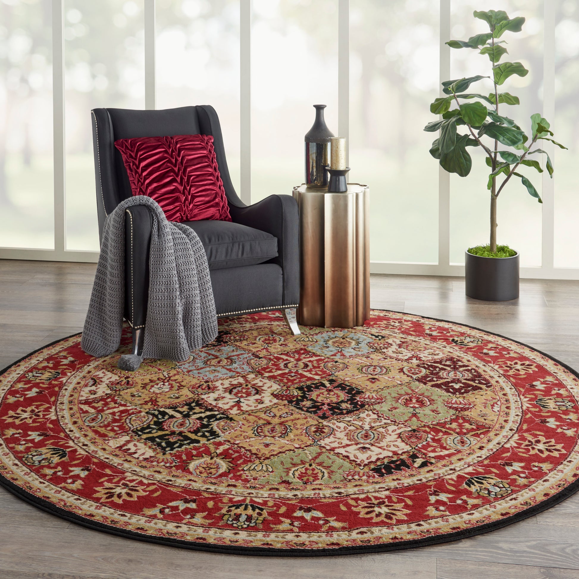 Nourison Home Modesto  Multicolor  Traditional
