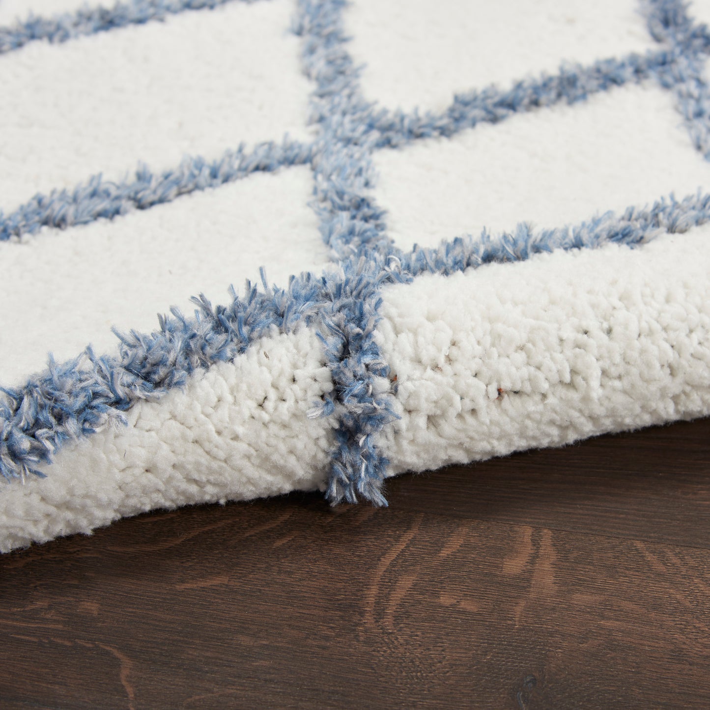 Nourison Home Feather Soft  Ivory Blue  Contemporary