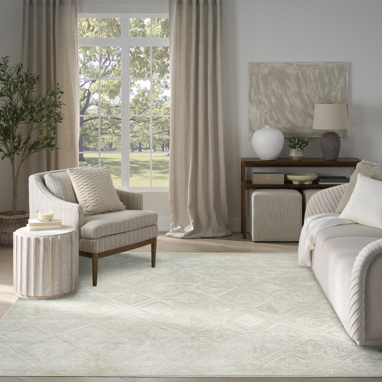 Nourison Home Dekor  Beige  Contemporary