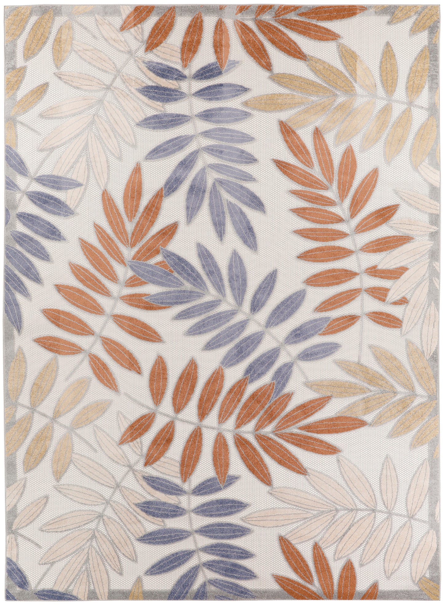Nourison Home Aloha  Blue Mocha  Contemporary
