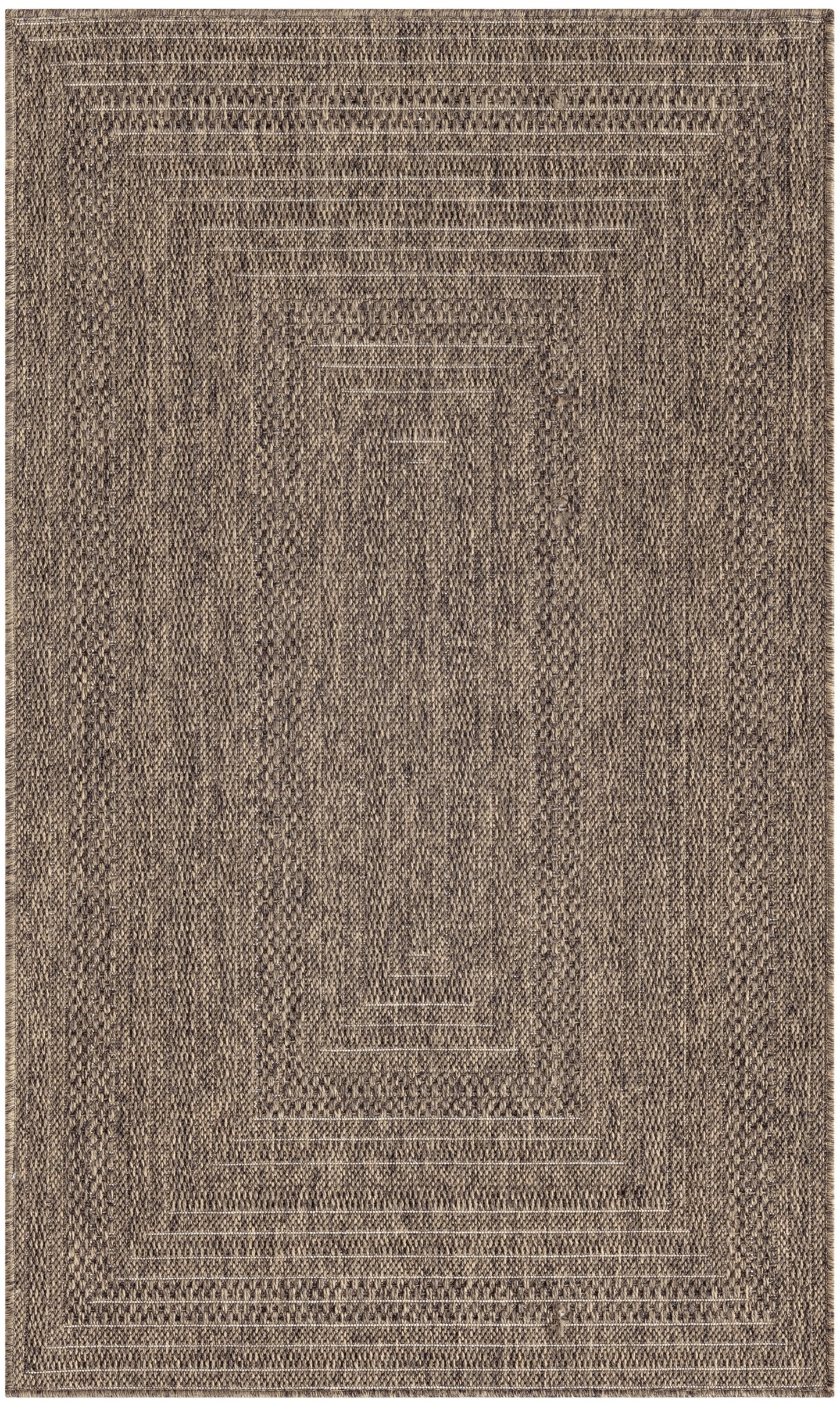 Nourison Home Tulum TLM04 Brown Contemporary Loom-woven Rug