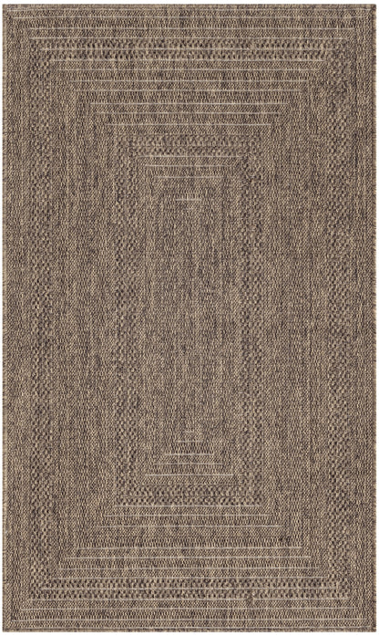 Nourison Home Tulum TLM04 Brown Contemporary Loom-woven Rug