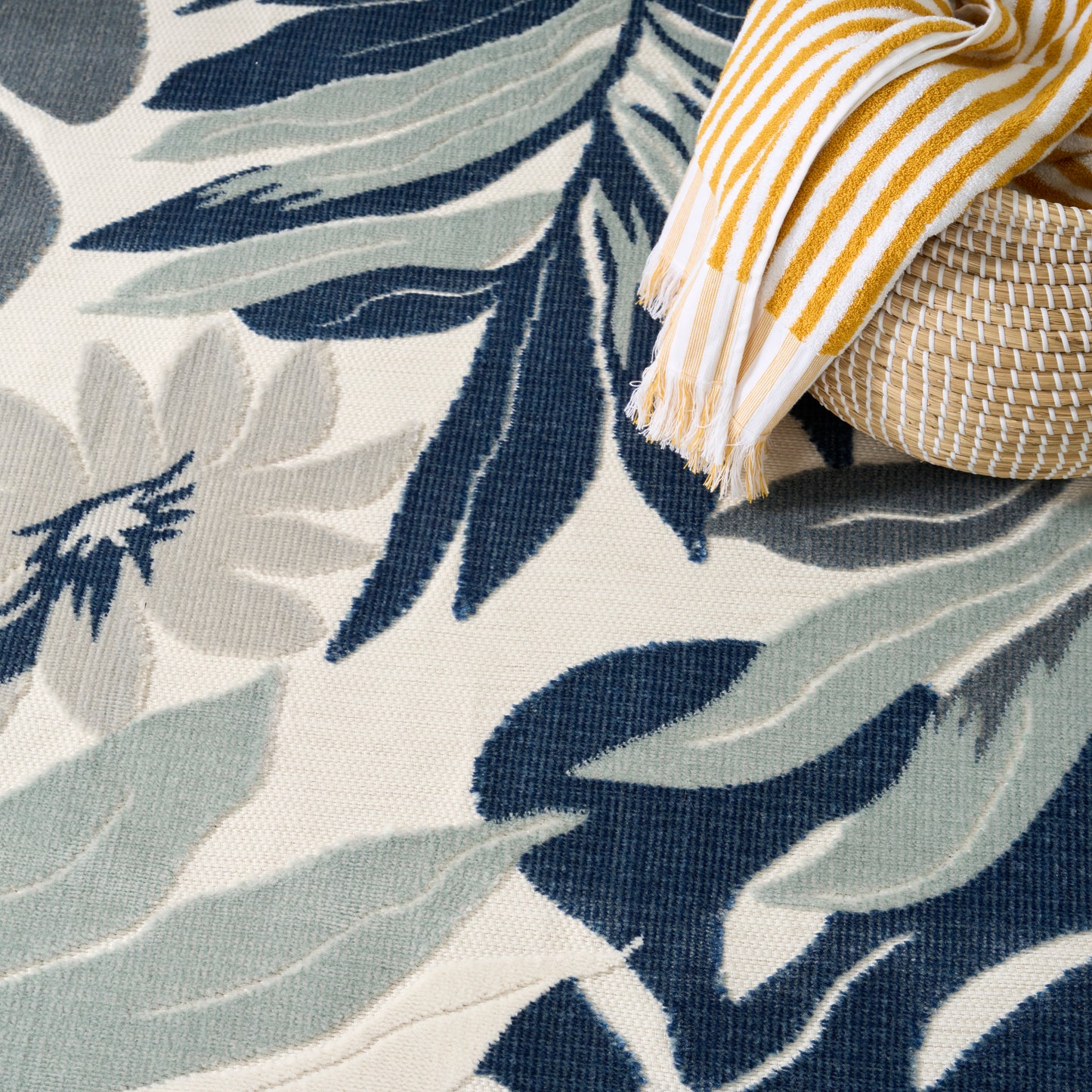 Nourison Home Suncoast  Blue  Contemporary