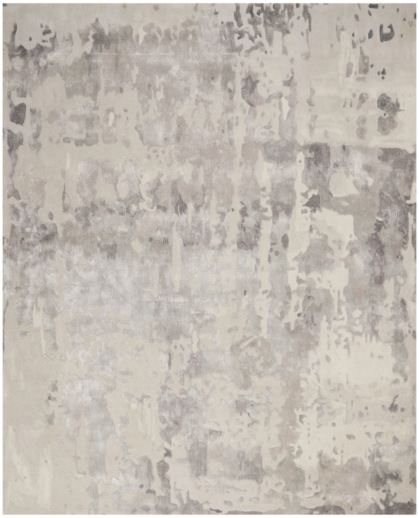 Nourison Home Prismatic PRS12 Silver Grey Contemporary Hand Tufted Rug