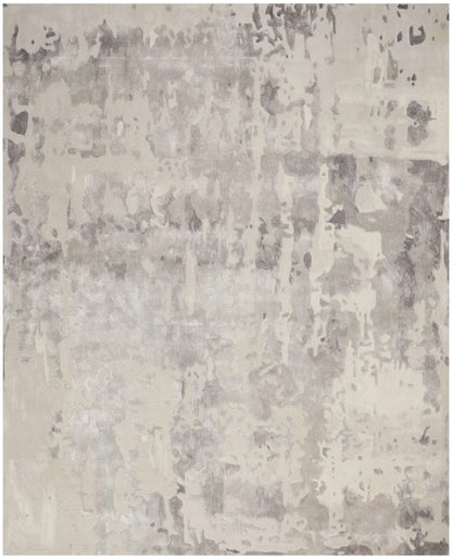 Nourison Home Prismatic PRS12 Silver Grey Contemporary Hand Tufted Rug