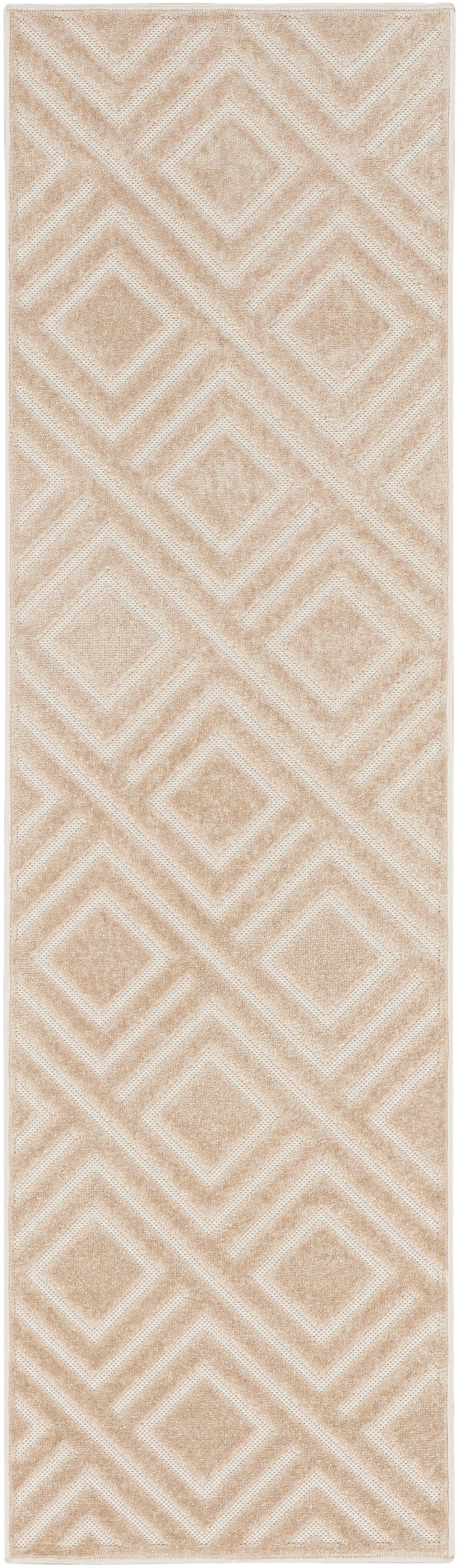 Nourison Home Care Free CAF03 Beige Contemporary Loom-woven Rug
