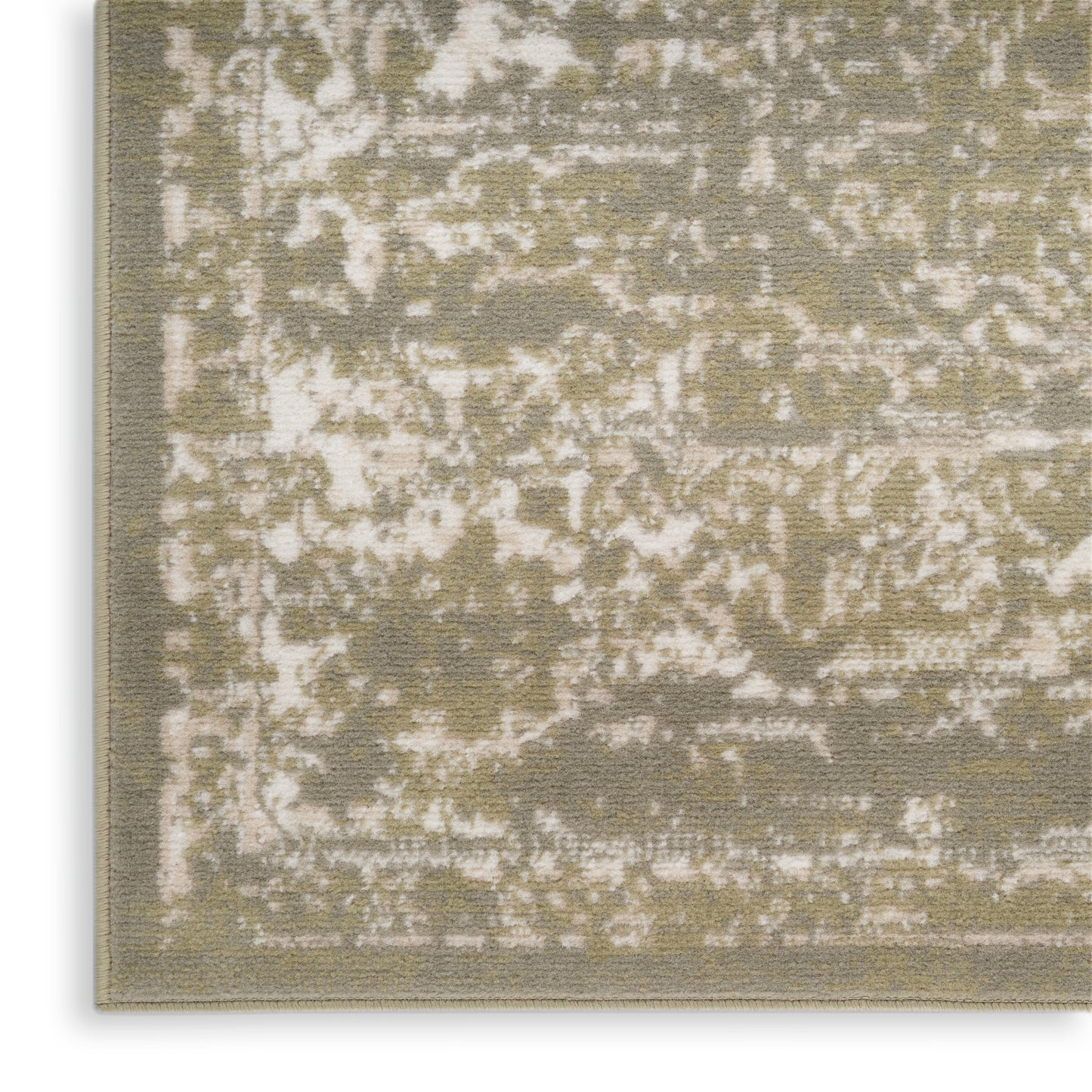 Nourison Home Grafix  Olive  Transitional
