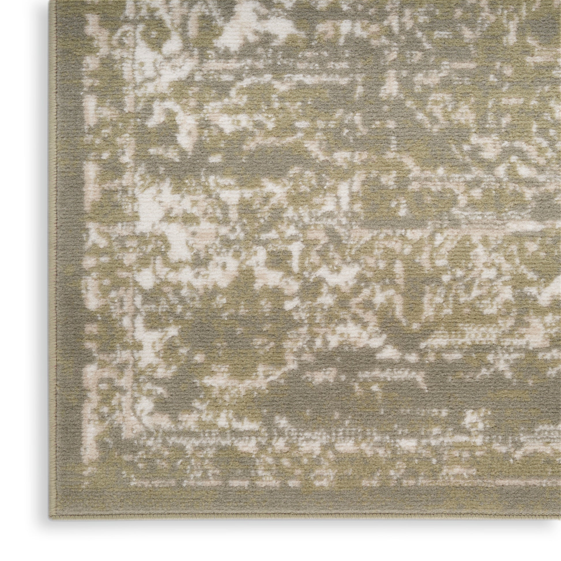 Nourison Home Grafix  Olive  Transitional
