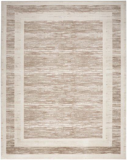 Nourison Home Serenity Home SRH07 Mocha Ivory Contemporary Loom-woven Rug