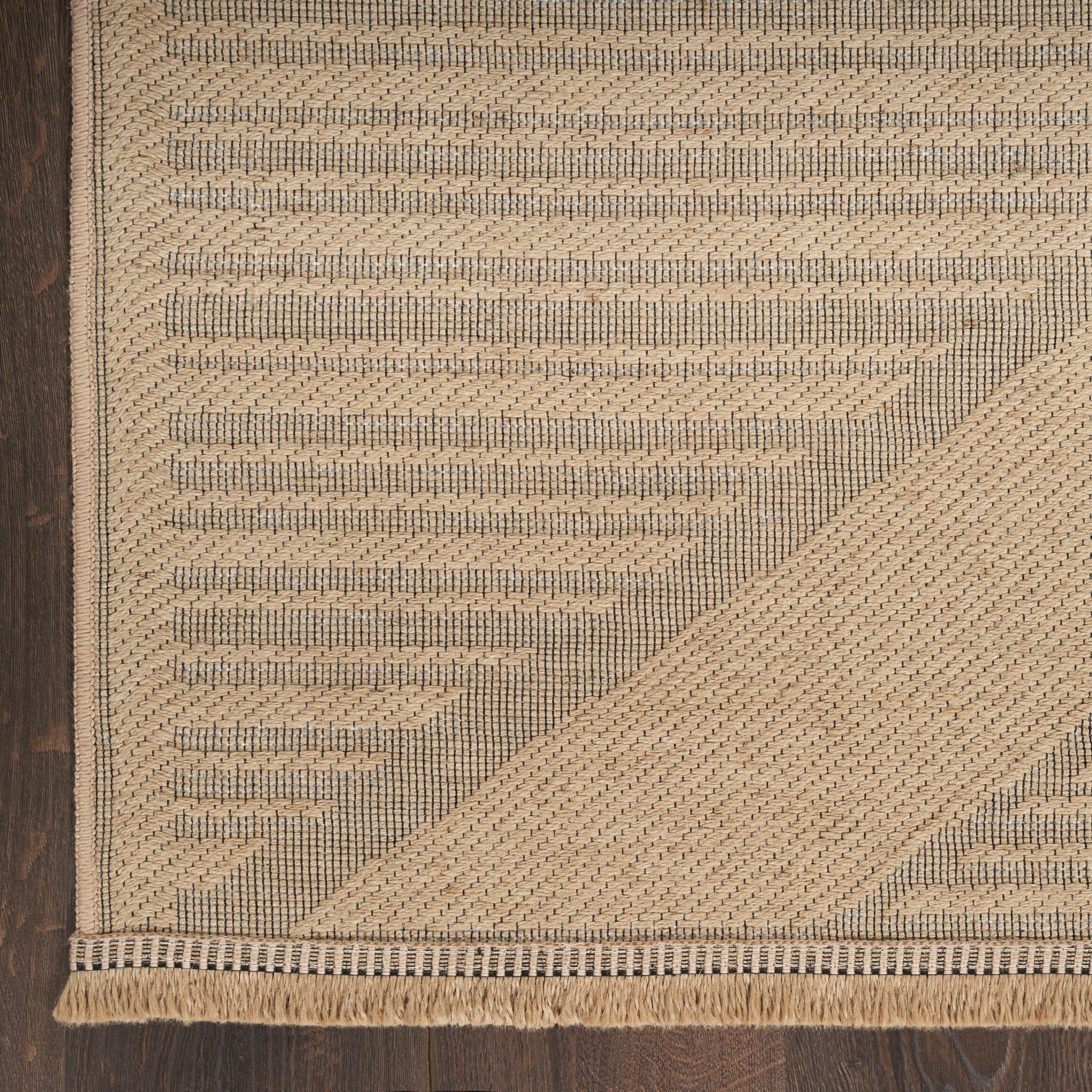 Nourison Home Washable Jute  Natural Beige  Contemporary