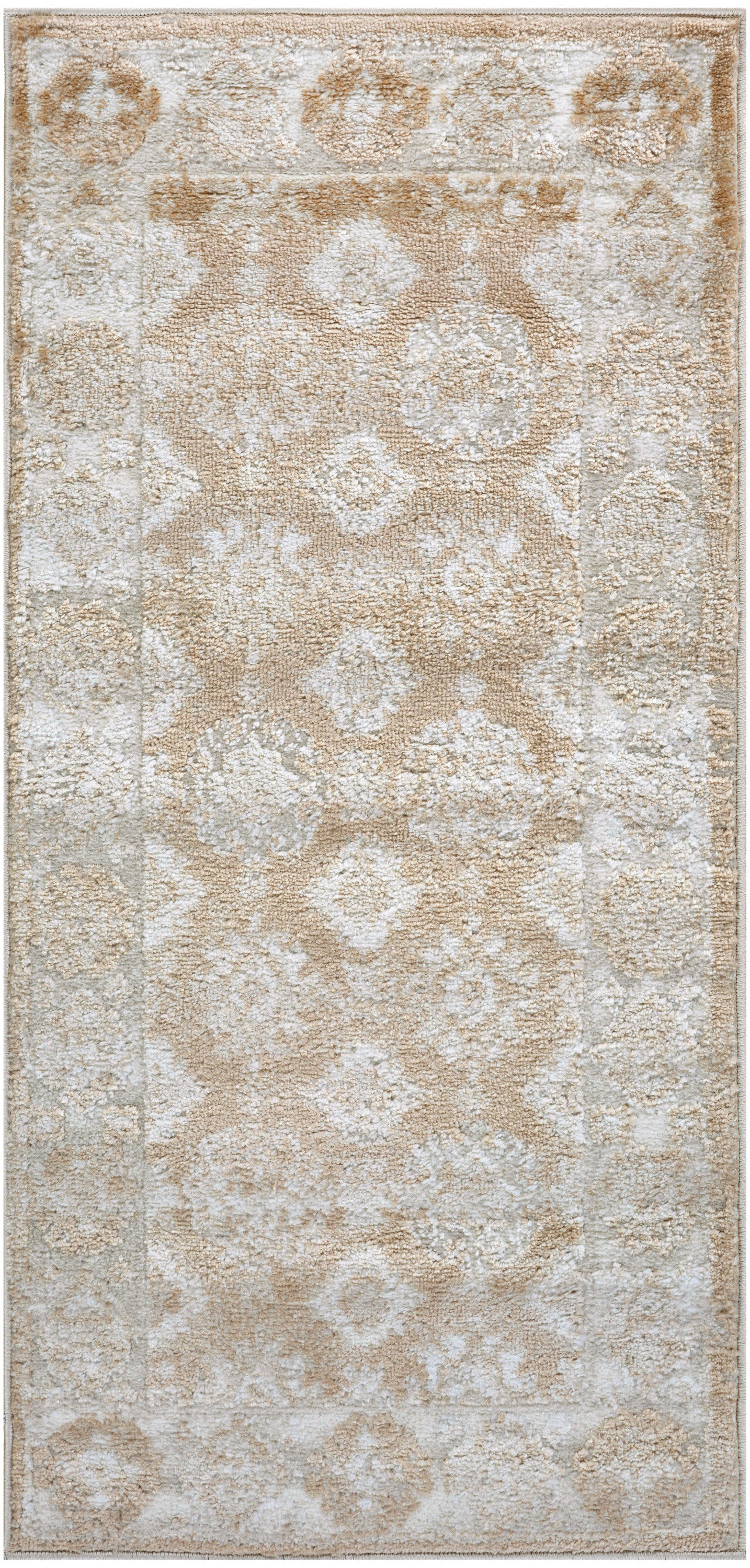 Nourison Home Dekor DEK02 Cream Beige Traditional Machine Woven Rug