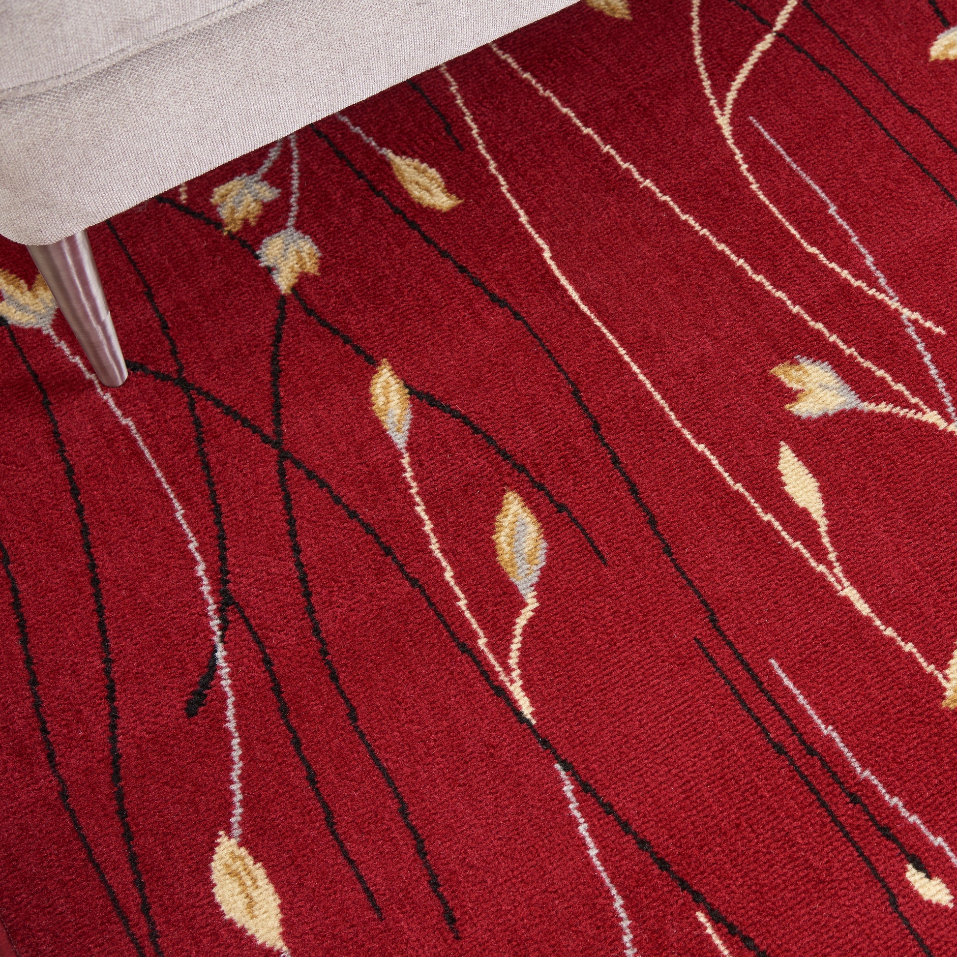 Nourison Home Grafix  Red  Contemporary