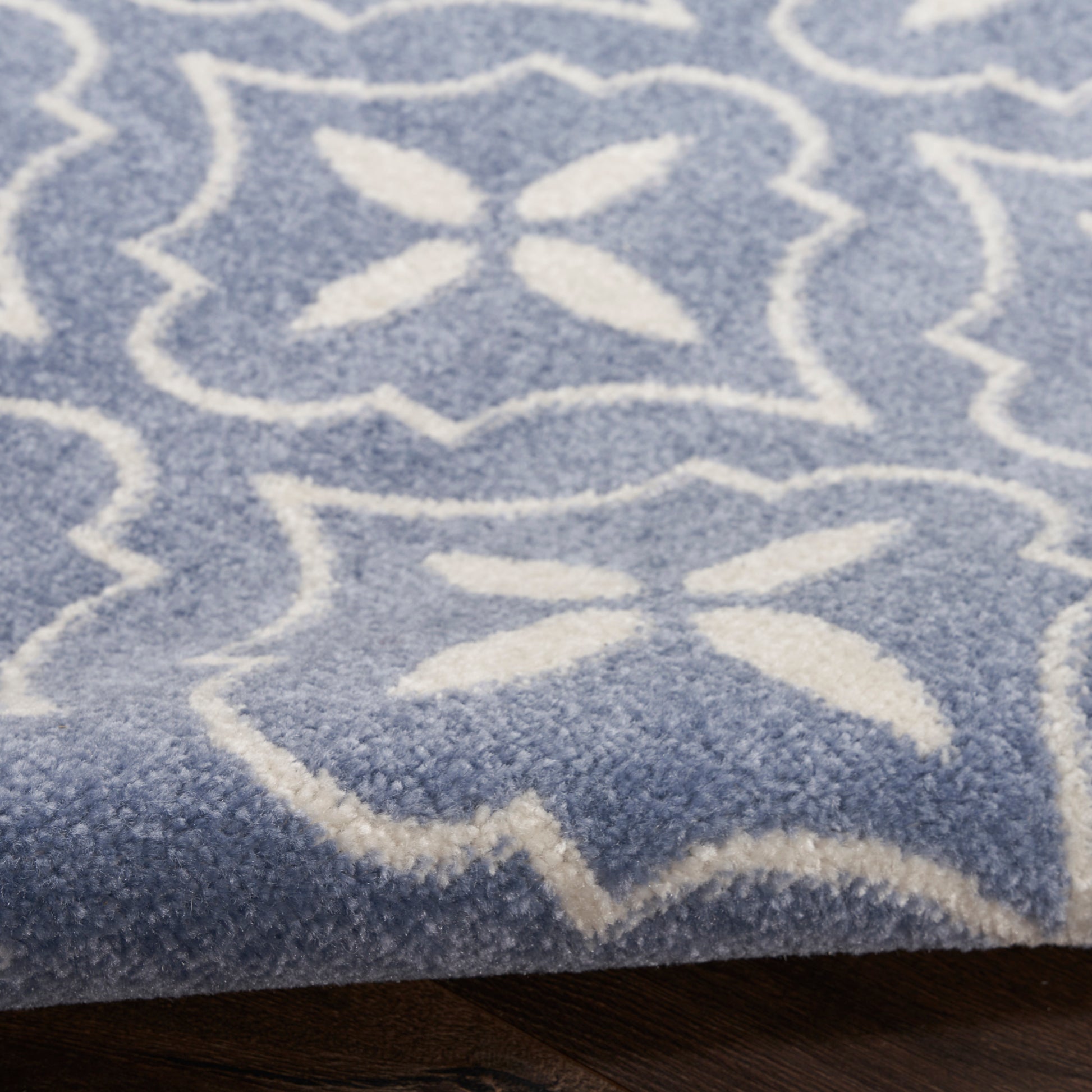 Nourison Home Nourison Essentials  Blue Ivory  Contemporary