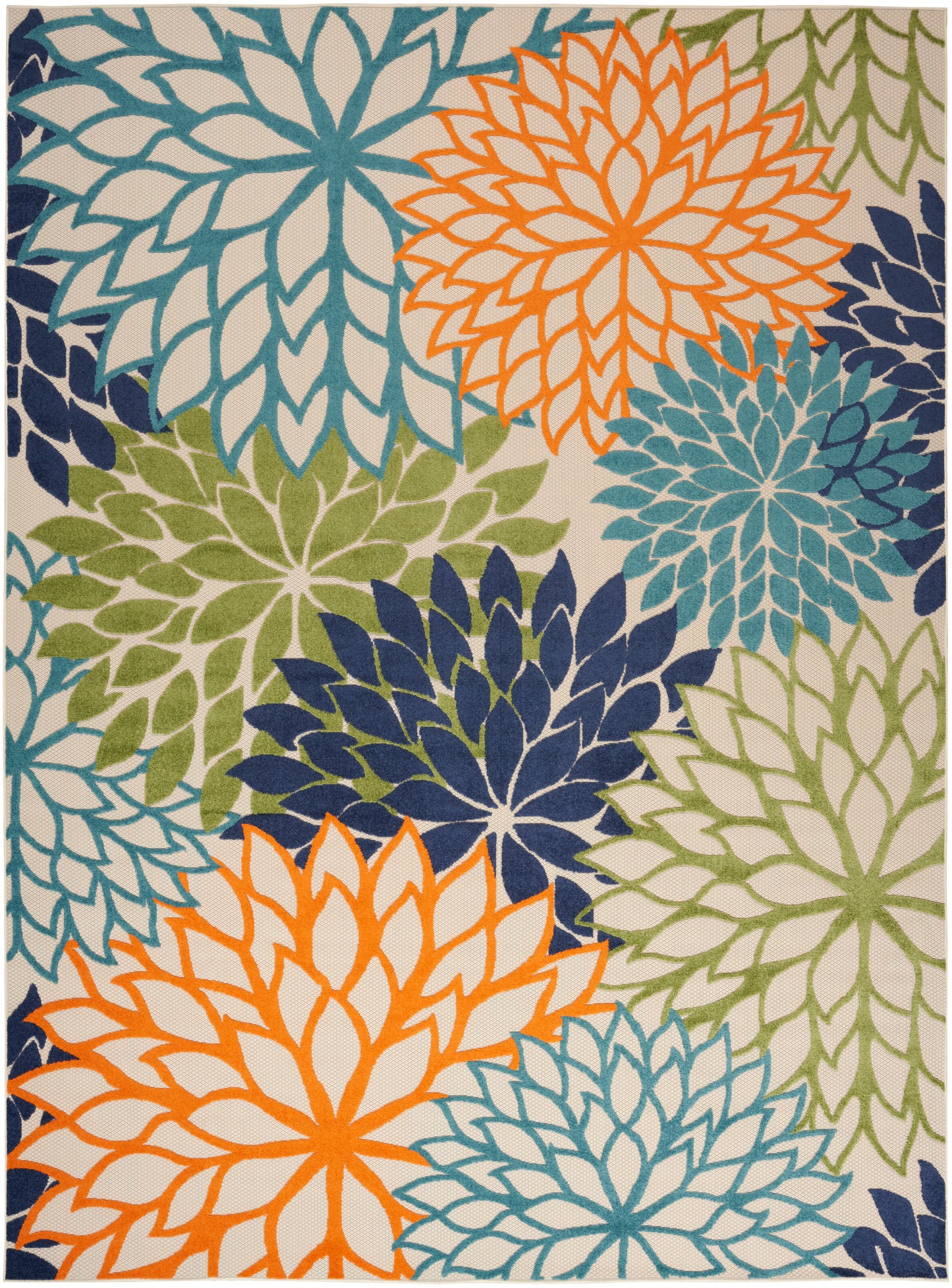 Nourison Home Aloha ALH05 Multicolor Contemporary Power-loomed Rugs