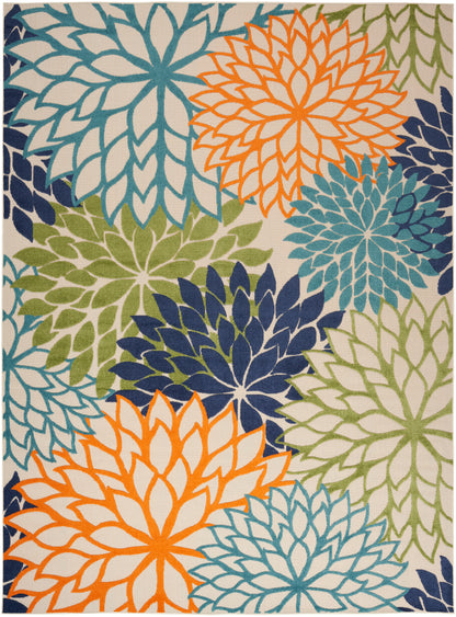 Nourison Home Aloha ALH05 Multicolor Contemporary Power-loomed Rugs