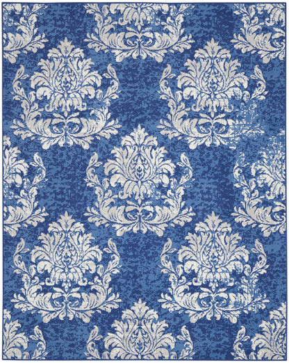 Nourison Home Whimsicle WHS11 Navy Ivory Contemporary Power-loomed Rug